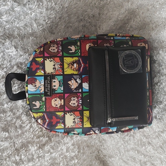 NWT My Hero Academia Mini Backpack with FLAW pocket not centered - Picture 1 of 11
